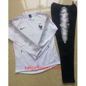 Frankrig Træningsjakke Dragt Hvid 2018